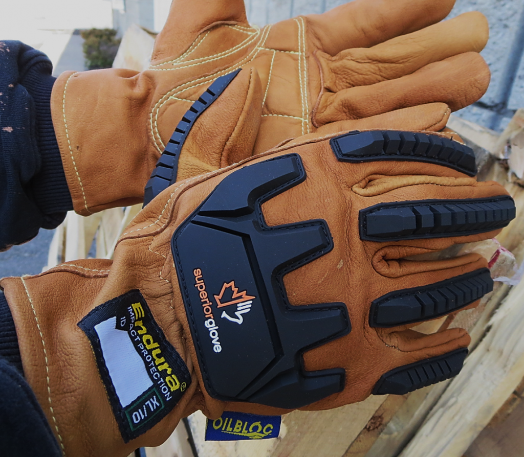 Heavy Duty Gloves Sheepskin Industrial Safety Gloves Lightweight Breathable XL 