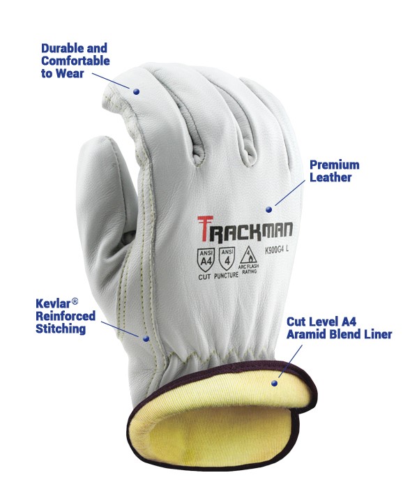 Goatskin Leather Glove for Electrical Work